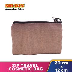 Zip Travel Cosmetic Bag (20 x 12cm)