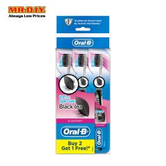 ORAL-B Buy 2 Get 1 Free Ultrathin Black Tea Toothbrush