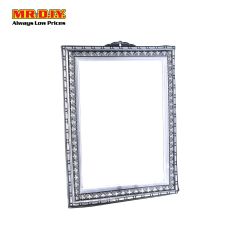Mirror With Silver Plastic Frame