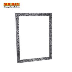 Mirror With Black Wood Design Frame