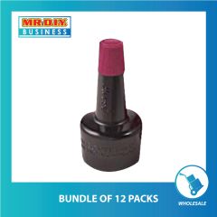 STAMP PAD INK RED 30MLNO030  (Bundle of 12 or 48 pieces)