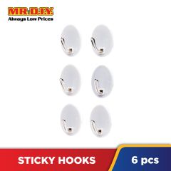 SEN BAO Sticky Hooks - Oval (6pc)