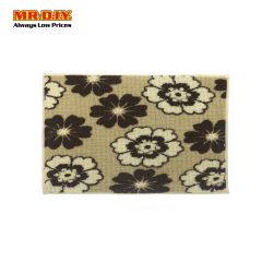 Brown Flower Floor Mat 38x58cm