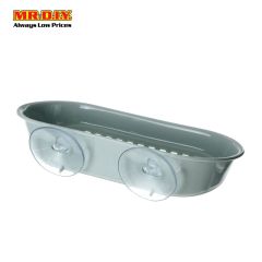 Two Suction Cups Bathroom Oval Soap Holder