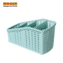 Plastic Weave Pattern Storage Basket