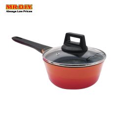 (MR.DIY) Premium Souce Pan with Lid BW4018 (18cm)