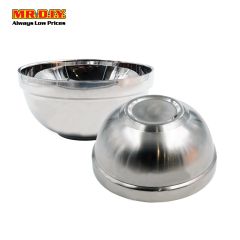 (MR.DIY) Stainless-Steel Round Bowl (18cm)