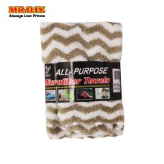 YONIC Stripe Fleece Microfiber All Purpose Towel 30x30cm (2pcs) 38321 