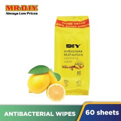 (MR.DIY) Antibacterial Multi-surface Cleansing Wipes (60 sheets)