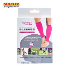 Copper Fit Calf Compression Sleeves M (Pink)