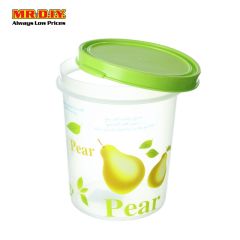 Pear Pattern Cyclindrical Food Container