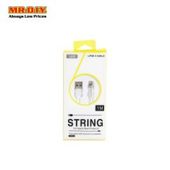 MR.DIY String LED USB IOS Charging Data Cable (100cm)