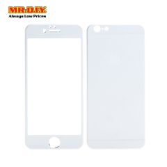 Full Cover Tempered Glass Phone Sticker (Silver)