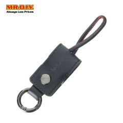 INKAX Leather Key Chain I Phone Lightning Connector Data Cable