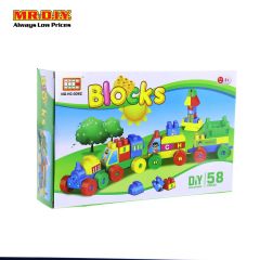 HC Train Education Blocks Toy Set (58 pcs)
