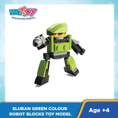 SLUBAN Green Colour Robot Blocks Toy Model