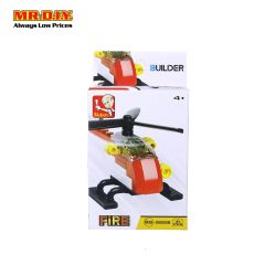 SLUBAN Red Helicopter Building Blocks Toy Model