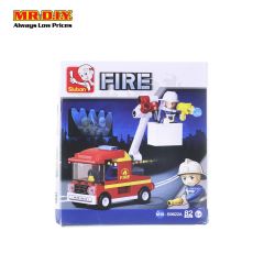 SLUBAN Building Block- Aerial Ladder Fire Truck M38-B0622A