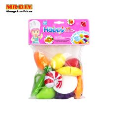(MR.DIY) Fruit Vegetable Cutting Toy Set (15pcs)