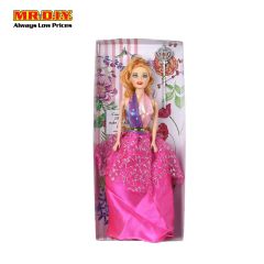Light Brown Hair Pink Gown Dress Barbie Doll 215