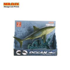 KINGME Ocean World White Shark Toys Set (3 pcs)
