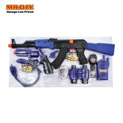 YQ 8 In 1 Police Force Equipment Playset Toys