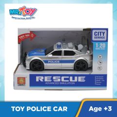 Rescue Police Model Scale with Light & Sound