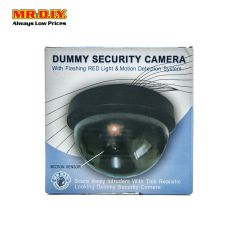 (MR.DIY) DUMMY SECURITY CANERA WITH FLASHING RED LIGHT AND MOTION DETECTION SYSTEM