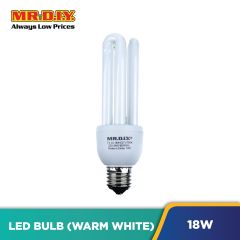 (MR.DIY) 3U Shape LED Bulb Warm White E27 (18W)