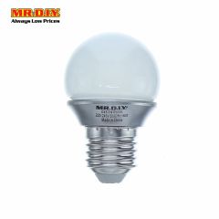 (MR.DIY) Round Shape LED Bulb Daylight 3W (1pcs)
