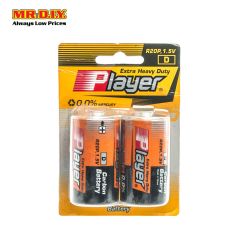 PLAYER Extra Heavy Duty Battery D - R20P (2pcs)