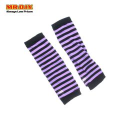 Purple Stripe Driving Gloves