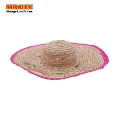 (MR.DIY) Round Top Straw Hat (20")