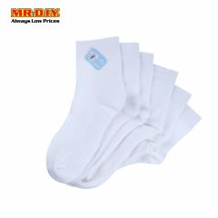 (MR.DIY) Classic White Colour School Socks     (3 pcs)