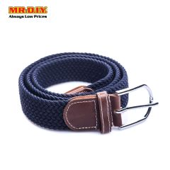 Leather & Braided Cord Belt