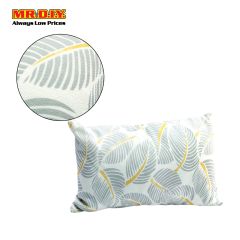 (MR.DIY) Rectangular Leaf Cotton Pillow Cushion (40cm x 30cm)