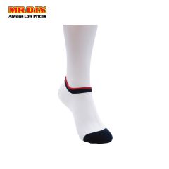 TLYS Dual-Colour Stripe Ankle Men's Socks (Size: 25-27)