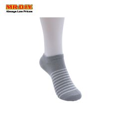 TLYS Stripe Ankle Ladies Socks (Size: 22-25)