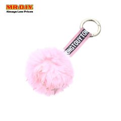 Pink Fur Key Chain