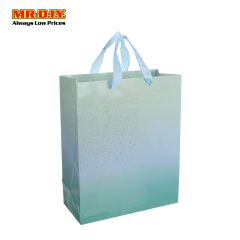 Glitter Green Gift Paper Bag L Size