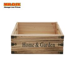 (MR.DIY) Wooden Storage Box (13cm)