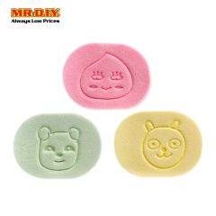 LANEILA Oval Bunny Facial Cleaning Sponge (2pc)