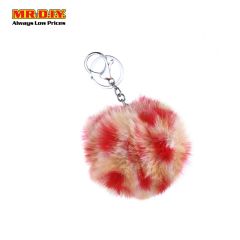 (MR.DIY) Colourful Fur Keychain