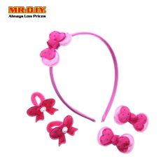 Pinky Hair Accessories Set