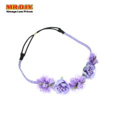 Purple Flower Hair Band