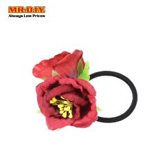 Double Red Roses Hair Band