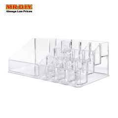 (MR.DIY) Clear Plastic Cosmetic Organizer (20.5cm x 18cm)