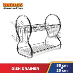 (MR.DIY) Stainless-Steel 2-Layers Tier Dish Drainer