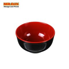 Black Red Melamine Bow 4.5"