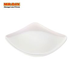 (MR.DIY) White Square Dish Plate 9.5"